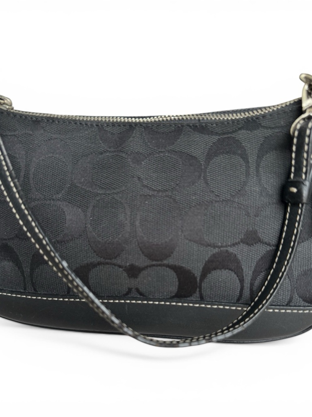 Coach Demi Signature Shoulder Mini Bag Black Y2K - Picture 11 of 13
